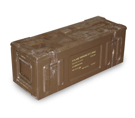 large british army issue metal ammo box|50 cal ammunition box.